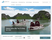 Tablet Screenshot of halong-bay-tours.com
